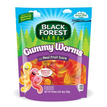 BLACK FOREST Black Forest Gummy Worms 28.8 oz. Bag, PK6 2001